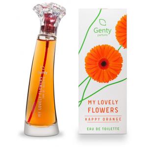 Genty My Lovely Flowers Happy Orange
